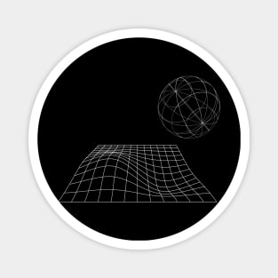 Ball Bouncing on Wireframes Magnet